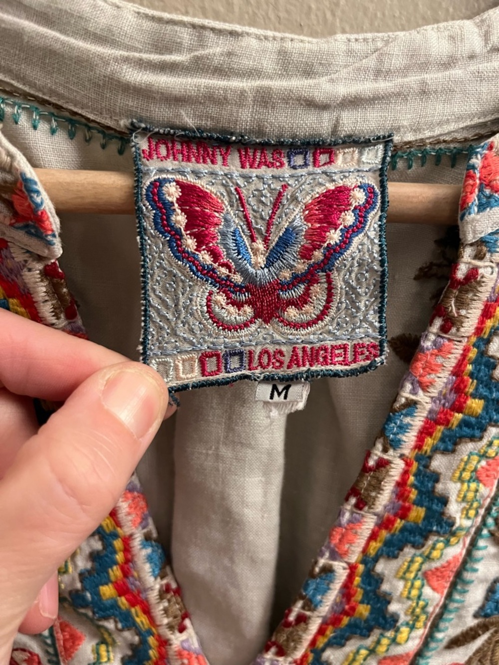 Johnny Was embroidered dress - Picture 3 of 8